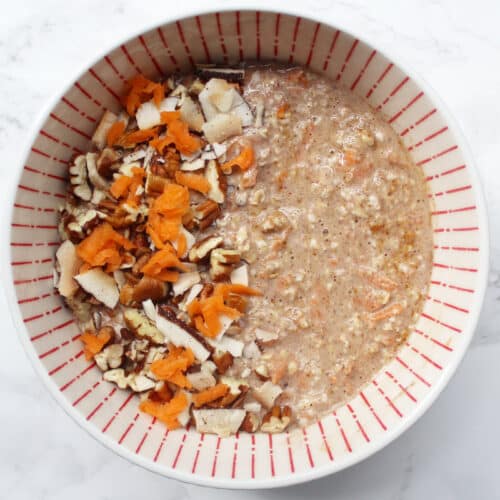 Carrot Cake Overnight Oats The Nutrition Junky