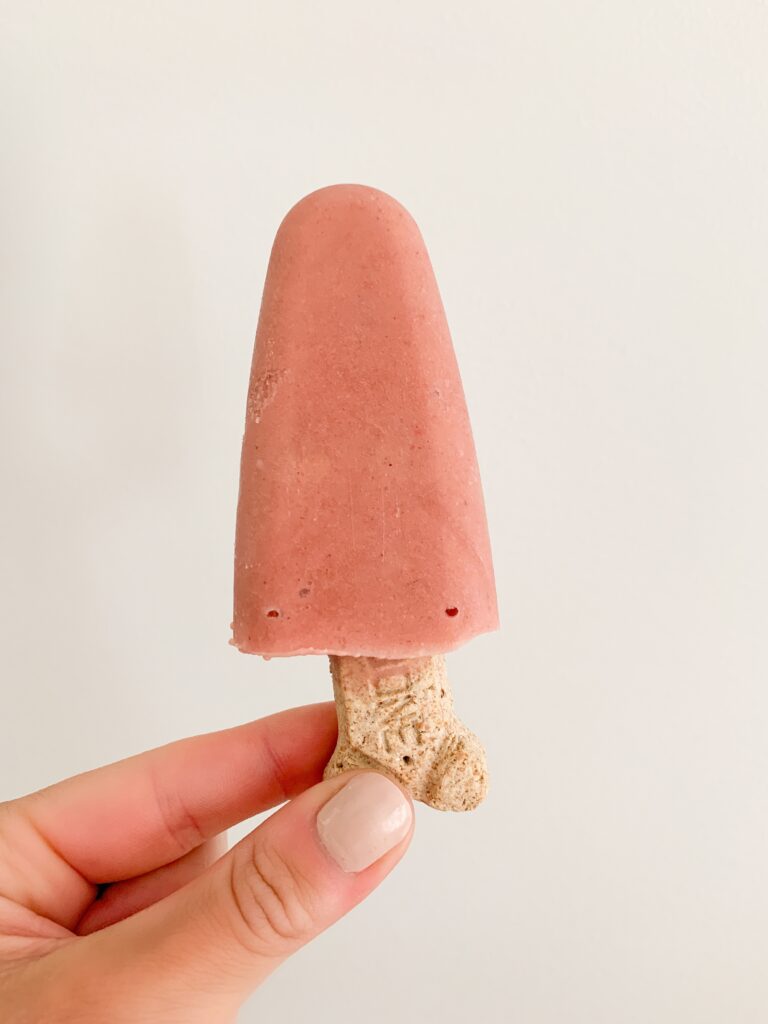 Creamy Peanut Butter Pupsicles (Dog Popsicles) - Vegetarian 'Ventures